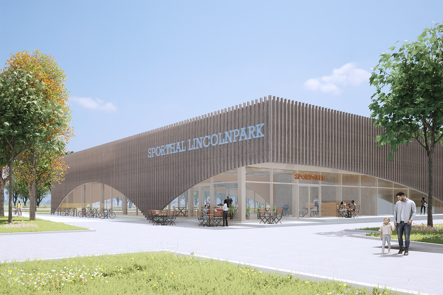 Winnend ontwerp voor sporthal Lincolnpark met horeca te Hoofddorp!  - 2